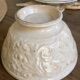 Beige bowl flower pattern
