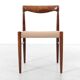 Set of 4 Scandinavian chairs in Rio rosewood by HW Klein