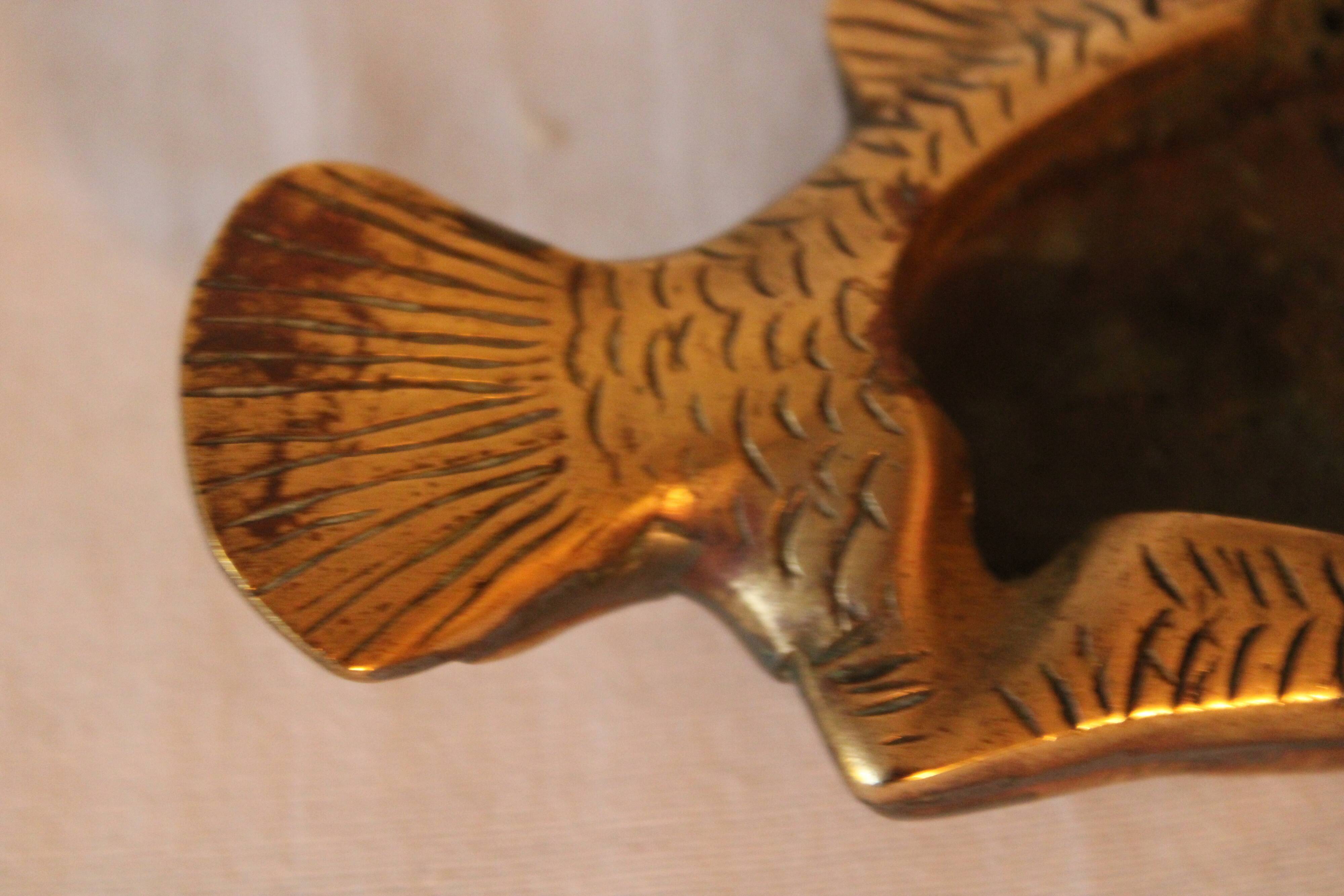 Brass ashtray