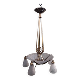 Lustre en laiton Muller frères Luneville 1920/1930