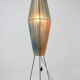 Big mid-century Space Age floor lamp "Rocket" Czechoslovakia / 1960s