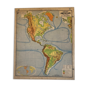 Carte géographique scolaire