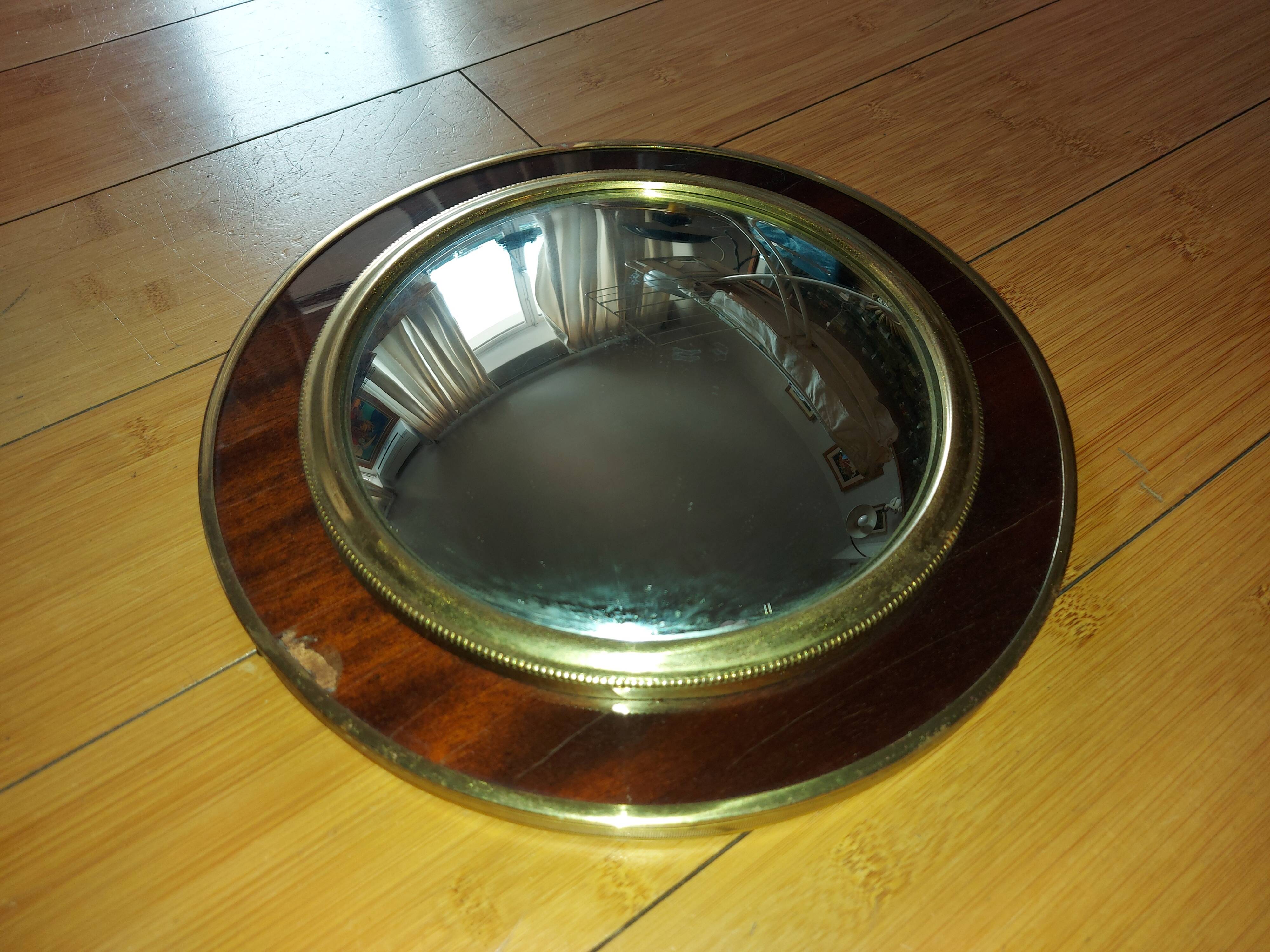 Vintage witch mirror 33cm