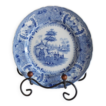 Ancienne assiette plate David Johnston