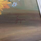 Painting by Jody Bergsma painting on canvas depicting flowers