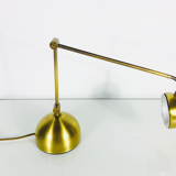 Brass Sölken table lamp, adjustable, 1980