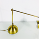 Brass Sölken table lamp, adjustable, 1980