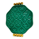 flat dish in slipware