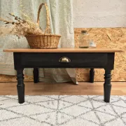 Table basse vintage rénovée