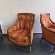 Pair of high-quality bergère armchairs – Manufacture SE