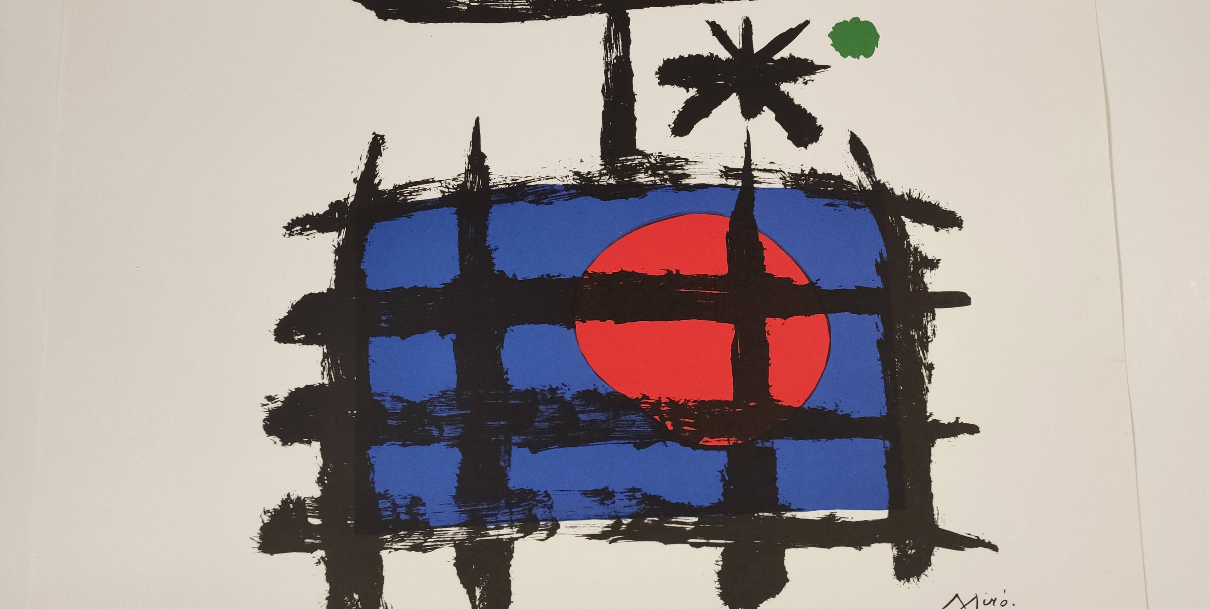Poster after Joan miró