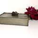 Vintage Handmade Rectangular Pewter Box by Attilio Nani, Italy