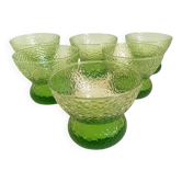 Lot de 6 coupes Années 70 Diamètre 11 cm