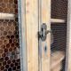 Armoire grillagé ancienne patinée