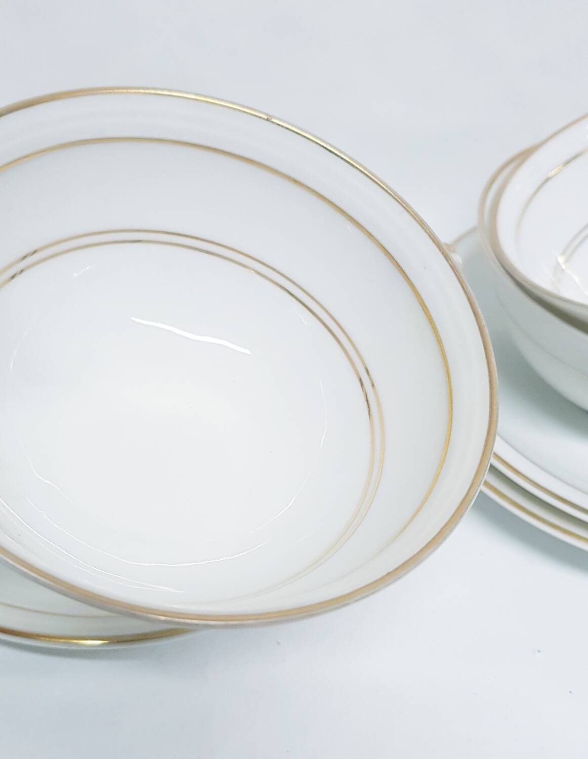 Charles Ahrenfeldt for Limoges art deco teacups