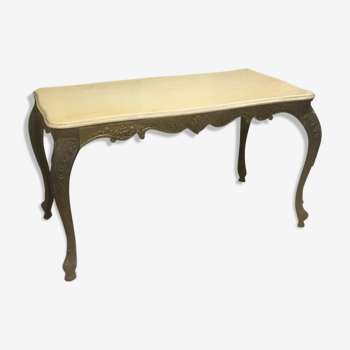 Table basse métal style Louis XV