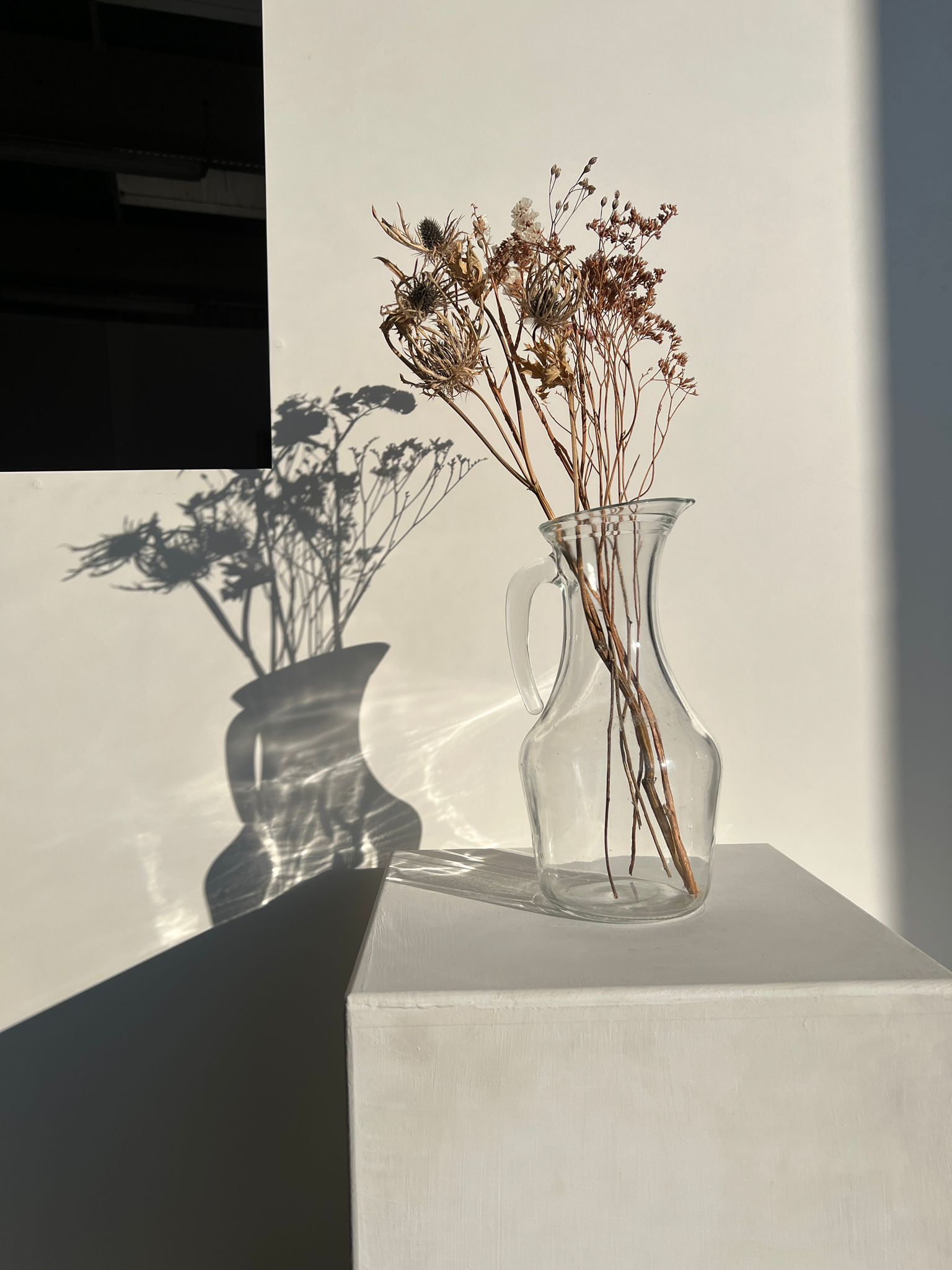 Vintage water decanter H: 25cm