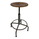Vintage Industrial Workshop Stool Work Stool Adjustable In Height 60's design