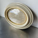 Vintage oval bakelite frame 18 cm x 14 cm  convex glass