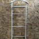 Old Fratelli Reguitti white wood valet made in Italy vintage
