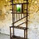 Vintage bamboo entrance hall with mirror circa 1920's