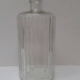 Fluted glass bottle