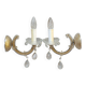 Pair of mid-century Murano glass tassel sconces, Treviso, Italy