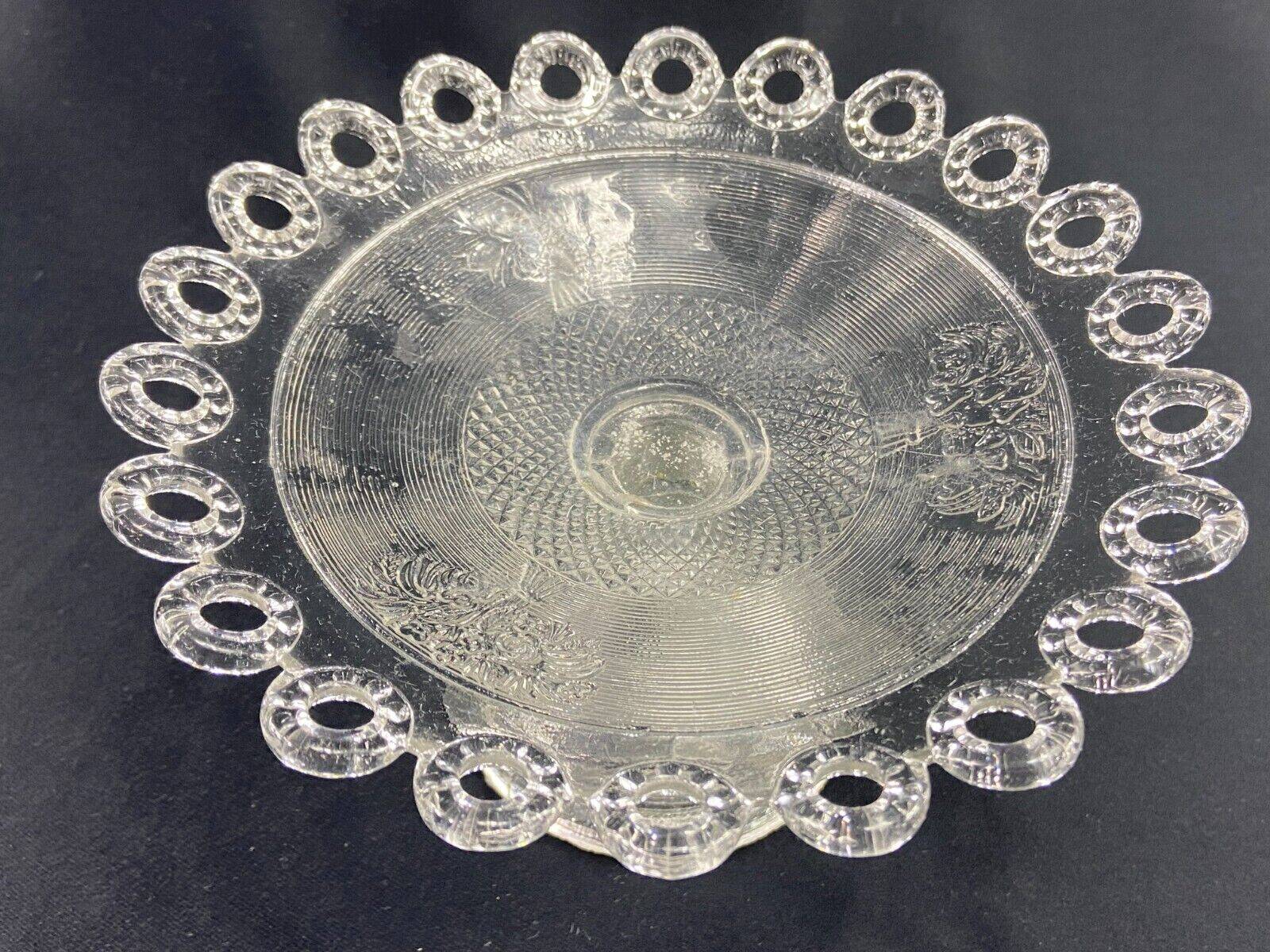 Cup on Vierzon glass pedestal, early 20th century