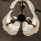 Murano glass ceiling lamp. Italy, 1970s.