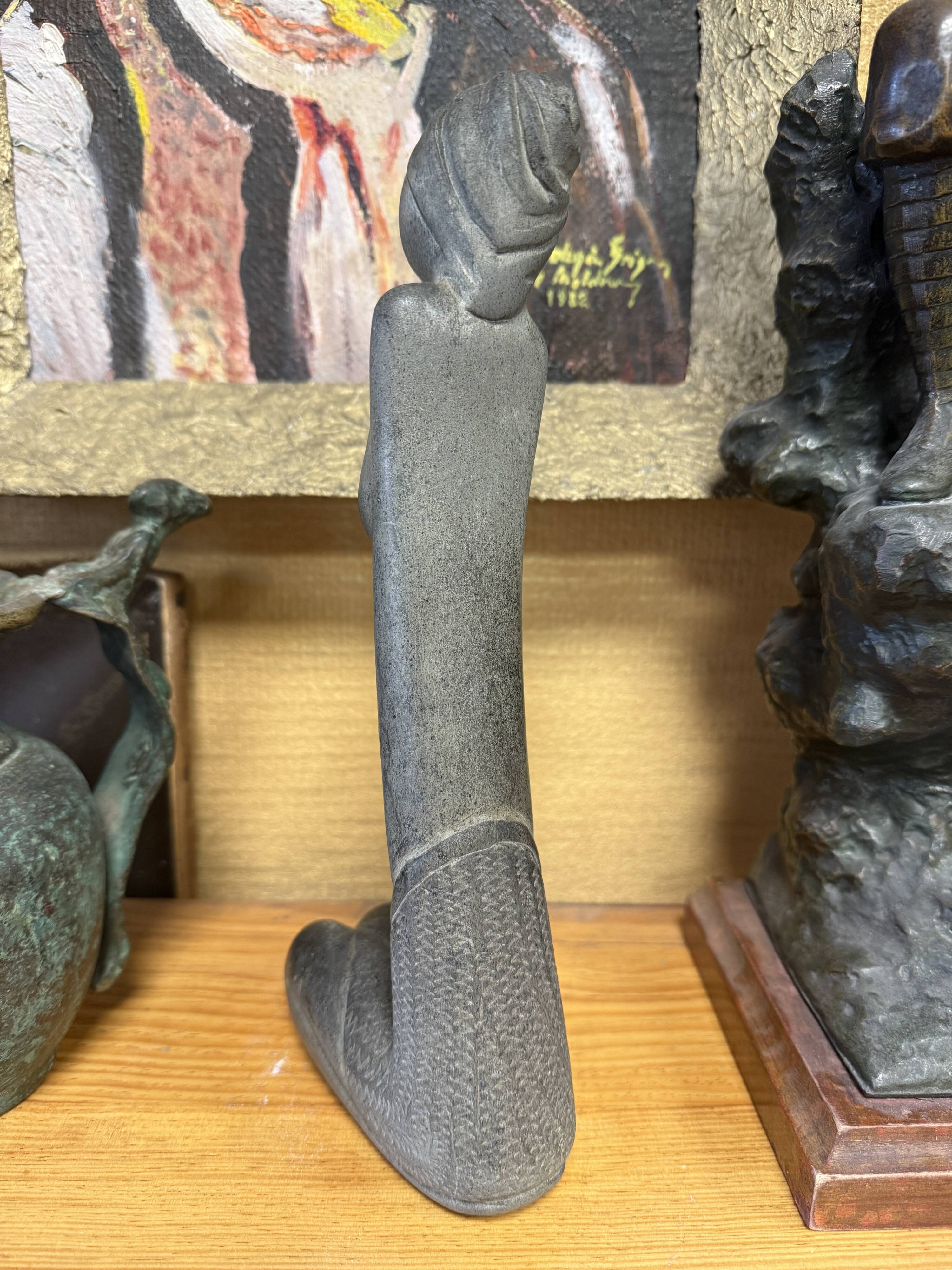 Natural stone sculpture "Female Silhouette"