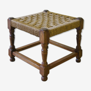 Braided rope stool