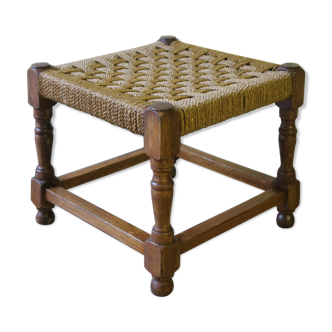 Braided rope stool