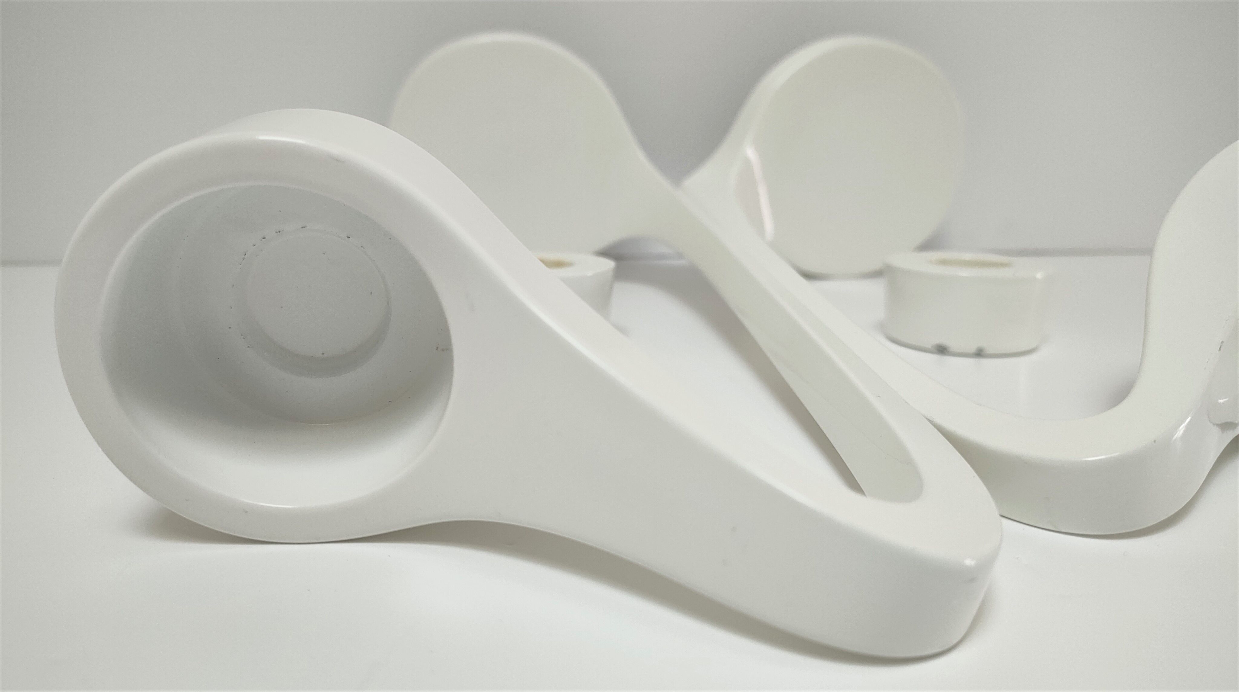 Pair of designer candle holders by Monika Mulder for vintage Ikea