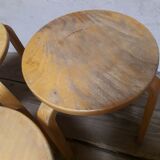 3 Stackable Scandinavian stools