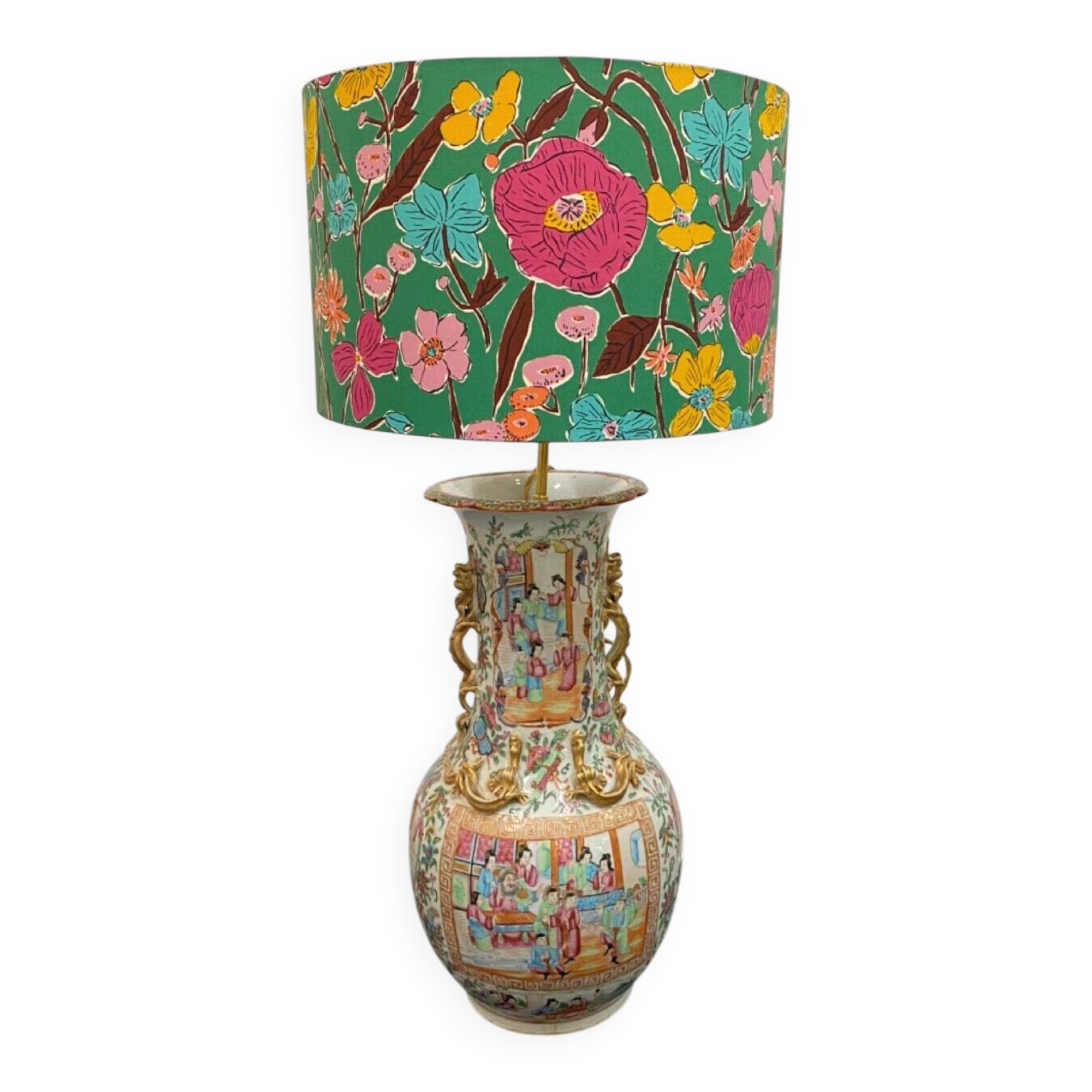 Canton vase lamp