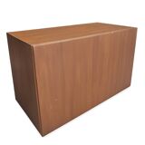 Vintage modular bookcase in wood and metal, Italy, 1960