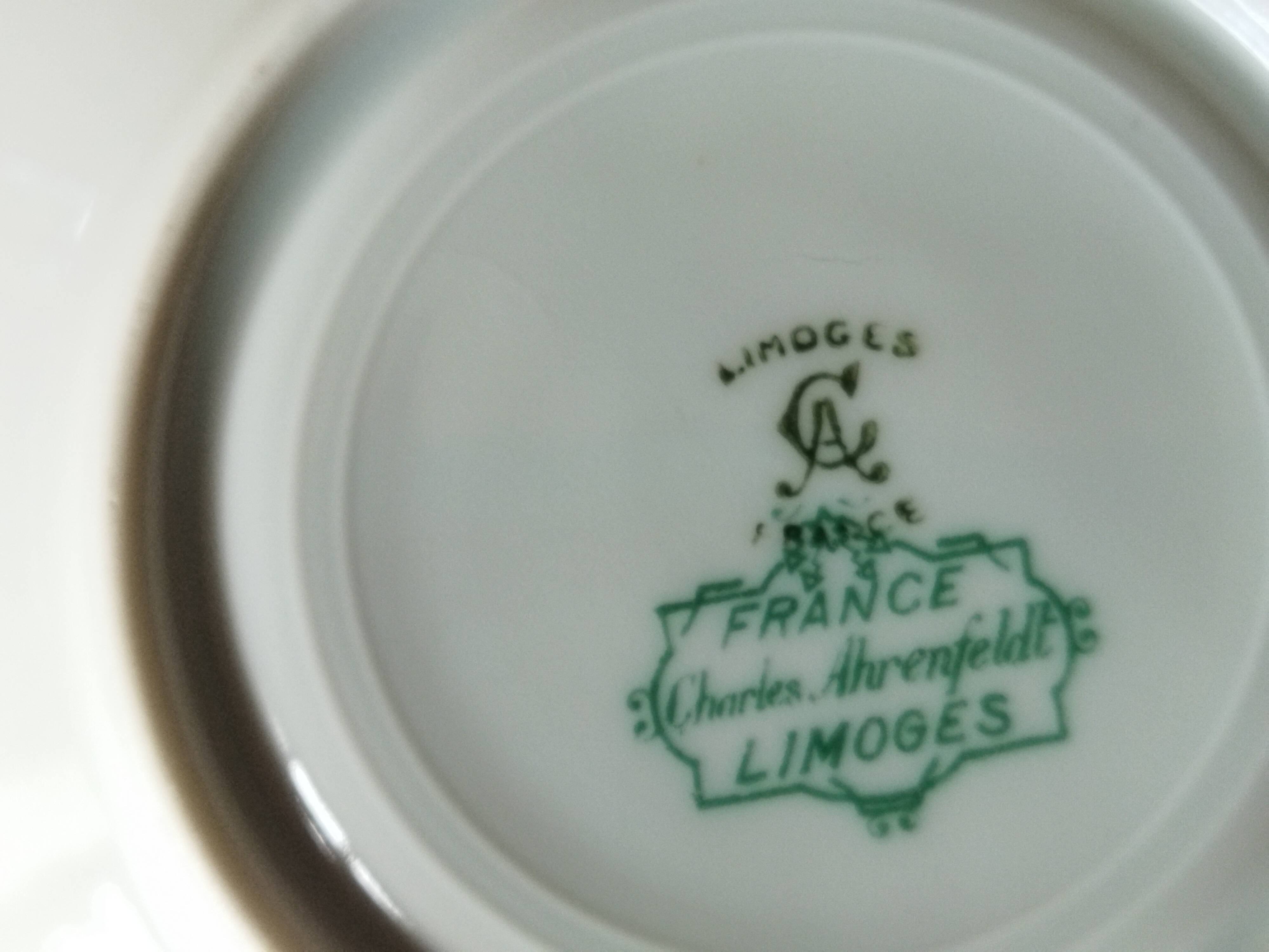 10 Ahrenfeldt Limoges coffee cups