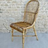Rattan chair from the 60s-70s