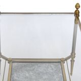 Bronze and gilded brass coffee table by Maison Jansen