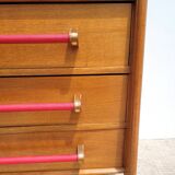Vintage oak chest of drawers 3t 1960