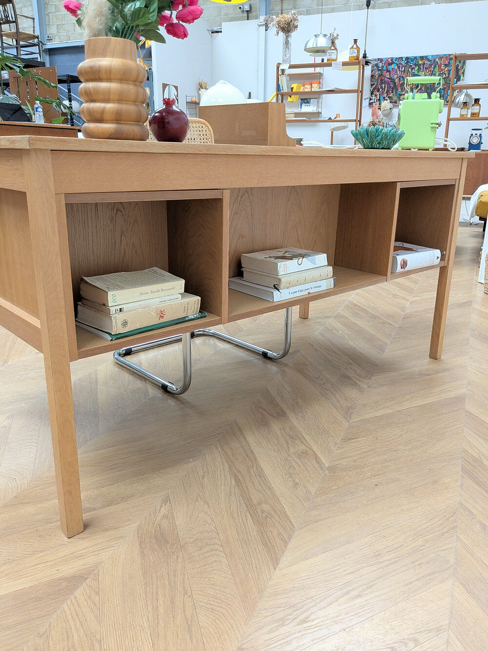 Vintage oak desk
