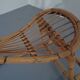 Large Bamboo Rocking Horse by Dirk van Sliedregt for Rohé Noordwolde, 1950s
