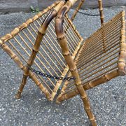 Porte revues bambou vintage 1940