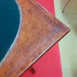 XiXth game table in walnut bramble