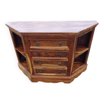 Exotic wood chest of drawers