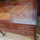 Bureau à pente d'époque Louis XVI en noyer du 18e siècle