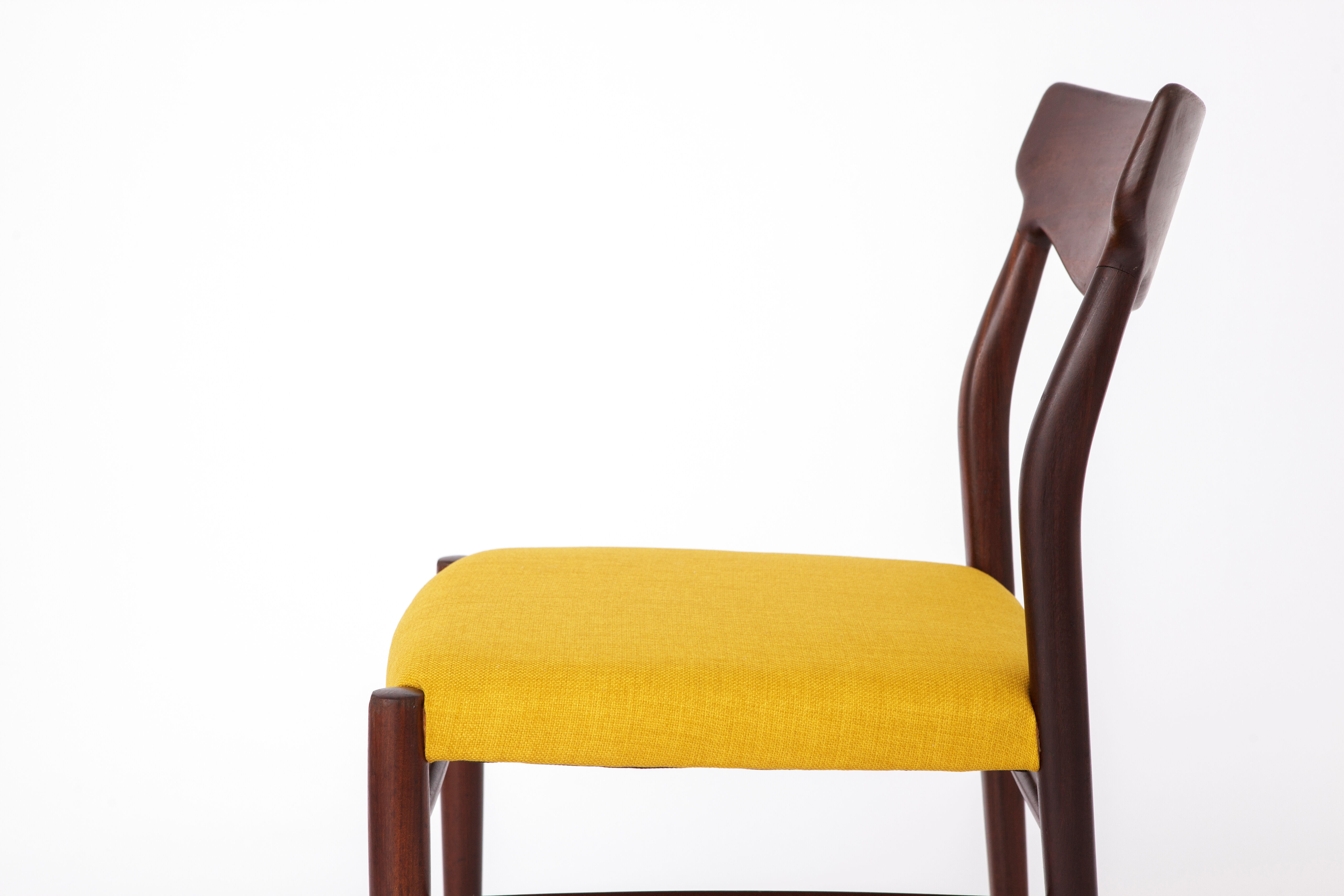 Midcentury Teak Desk Chair Lübke 1960s Vintage
