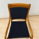 Biedermeier Armchair in Walnut & Black Boucle, South Germany, 1835