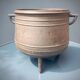 Cast-foot and cast-iron cauldron