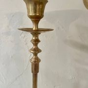 Set of 3 brass candle holders